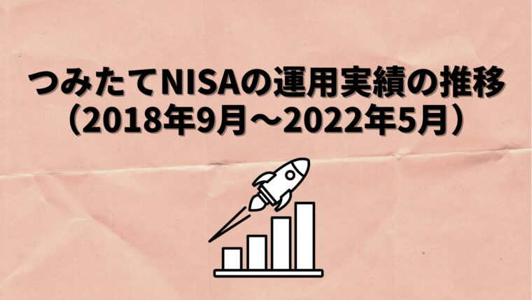 つみたてNISA 運用実績推移(2018年9月～2022年5月)